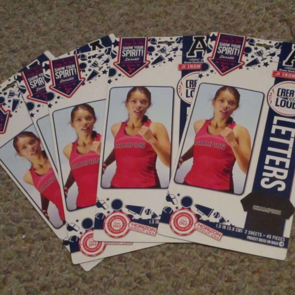 Iron On Letters 5 Packs